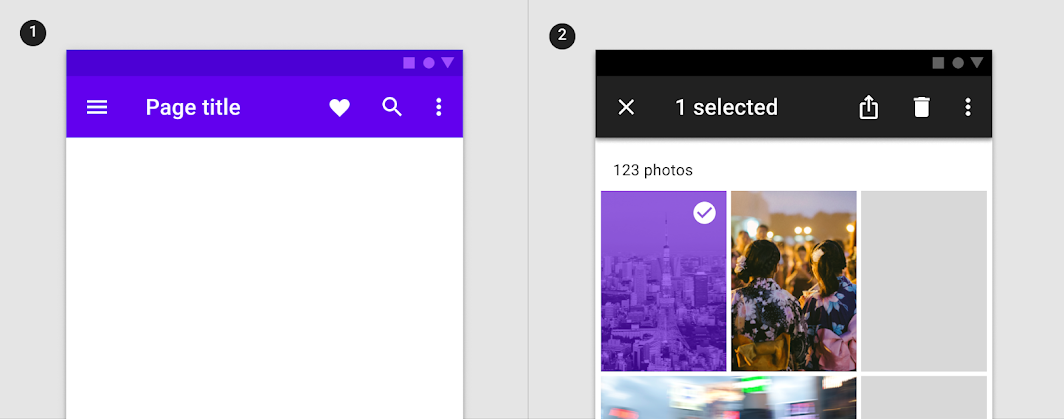 Exemple d'application Flutter avec AppBar