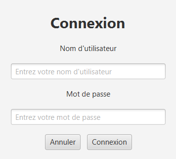 Exemple d'interface avec VBox